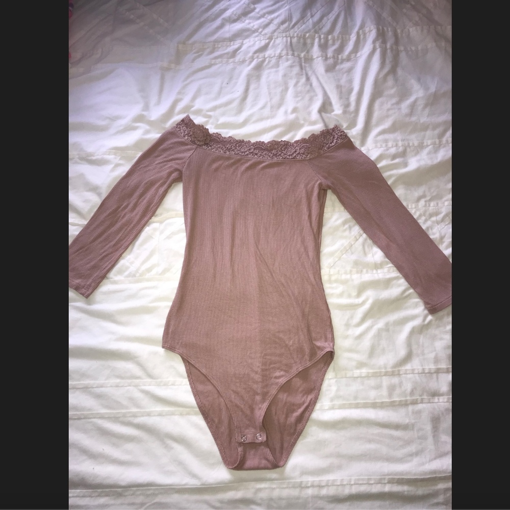 Blush Pink American Eagle Bodysuit